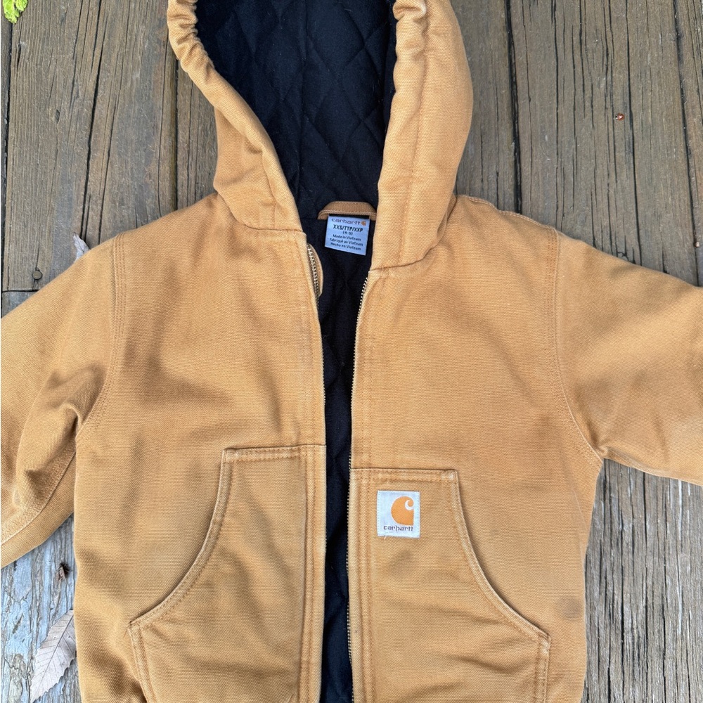 Carhartt Kids' Brown Hooded Sweatshirt